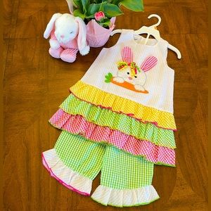 Bonnie Jean Easter Bunny Outfit. Size 4t. New with tags.